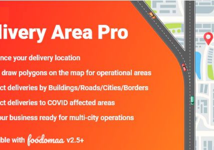 Delivery Area Pro Module for Foodomaa